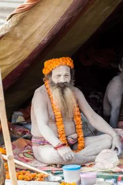 Naga Sadhu Stock Photos