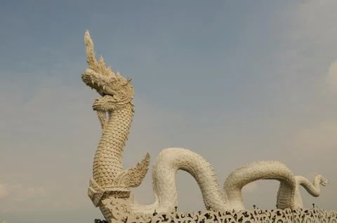 Naga statue Stock Photos