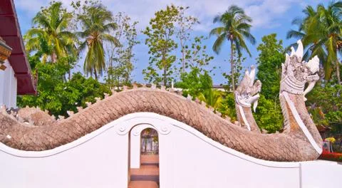 Naga statue Stock Photos