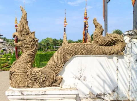 Naga statue Stock Photos