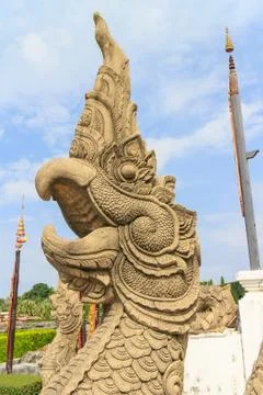 Naga statue Stock Photos