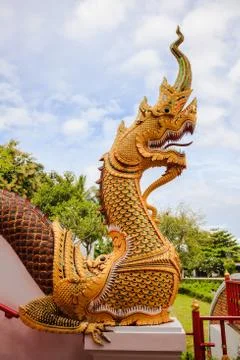 Naga statue Stock Photos