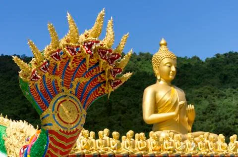 Naga statue Foto stock
