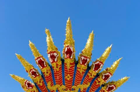 Naga statue Stock Photos
