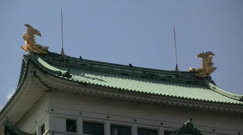 Nagoya Castle Main Tower 库存影片 761708
