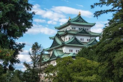 Nagoya castle view Stock Photos