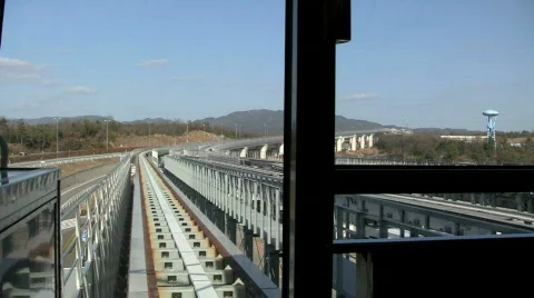 Nagoya Linimo Time Lapse 库存影片 761746