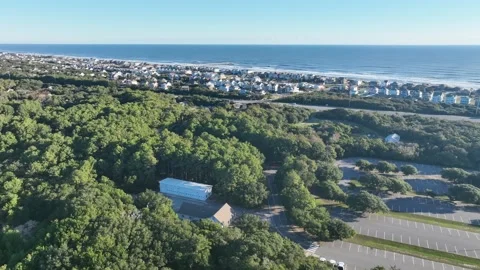 Nags Head Aerial Stock Footage 253046891