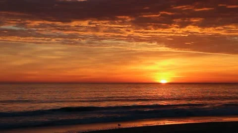 Nags Head sunrise Stock Footage 12676042
