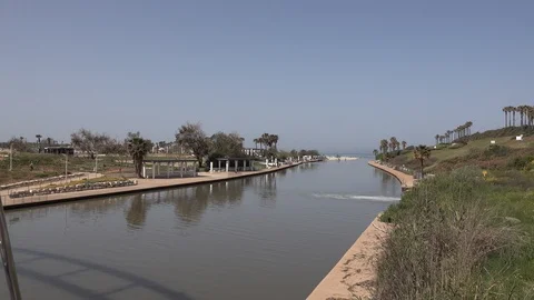 Nahal Hadera Park Stock Footage 108589864