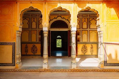 Nahargarh Fort historical building in Jaipur, India Stock Photos