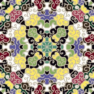 Nahltoses Muster seamless pattern Copyright: xZoonar.com/angetax 7047466  写真素材
