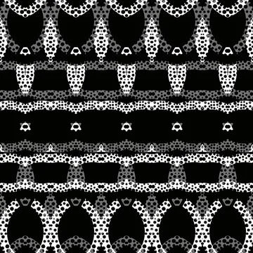 Nahltosmuster graphical pattern, seamless bordure Copyright: xZoonar.com/a... Stock Photos
