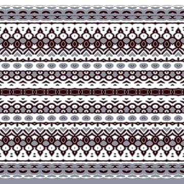 Nahtloses Muster graphical seamless pattern design with ornamental stripes... 写真素材