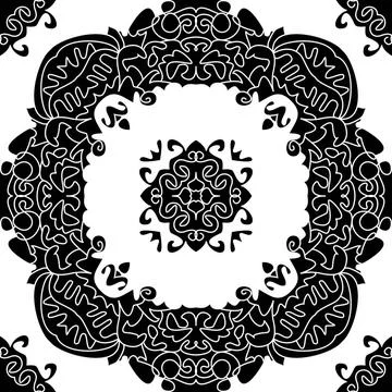 Nahtloses Muster seamless tile pattern, rasterized vector graphic Copyrigh... Foto stock