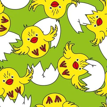 Nahtloses Ostermuster seamless pattern Copyright: xZoonar.com/angetax 1476... Stock Photos