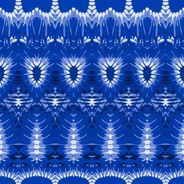 Nahtlosmuster Batik vector graphic seamless pattern batik-like Copyright: ... Foto stock