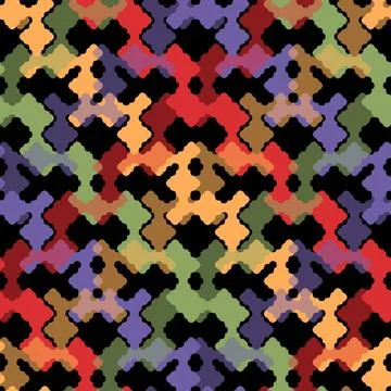 Nahtlosmuster graphical seamless pattern Copyright: xZoonar.com/angetax 93... Stockfoto's