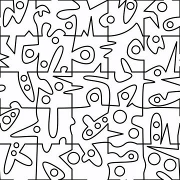 Nahtlosmuster graphical seamless pattern Copyright: xZoonar.com/angetax 97... Stock Photos