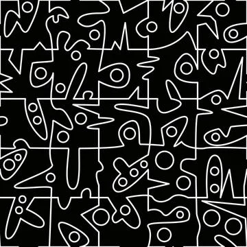 Nahtlosmuster graphical seamless pattern Copyright: xZoonar.com/angetax 97... Stock Photos