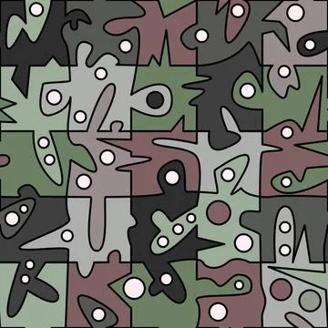 Nahtlosmuster graphical seamless pattern Copyright: xZoonar.com/angetax 98... Stock Photos