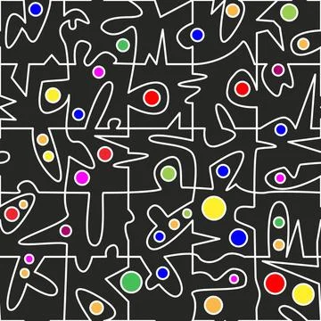 Nahtlosmuster graphical seamless pattern Copyright: xZoonar.com/angetax 97... 写真素材