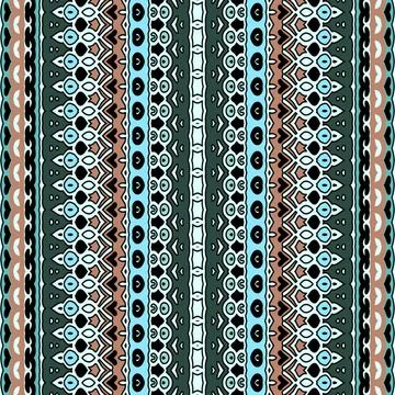 Nahtlosmuster graphical seamless pattern design with ornamental stripes Co... Stock Photos