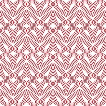 Nahtlosmuster graphical seamless pattern with hearts Copyright: xZoonar.co... Stock Photos