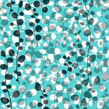 Nahtlosmuster graphical seamless pattern with leaves Copyright: xZoonar.co... Stock Photos