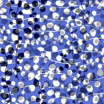Nahtlosmuster graphical seamless pattern with leaves Copyright: xZoonar.co... 스톡 사진