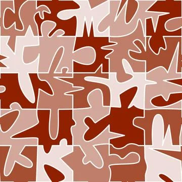 Nahtlosmuster puzzle graphical seamless pattern Copyright: xZoonar.com/ang... Stock Photos