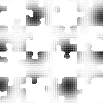 Nahtlosmuster puzzle graphical seamless pattern puzzle Copyright: xZoonar.... 写真素材