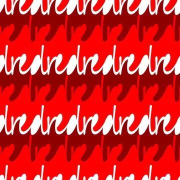 Nahtlosmuster red graphical seamless pattern with font red Copyright: xZoo... 写真素材