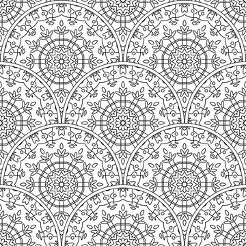 Nahtlosmuster seamless coloring pattern Copyright: xZoonar.com/angetax 143... 스톡 사진