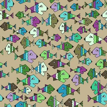 Nahtlosmuster seamless pattern, rasterized vector graphic Copyright: xZoon... Stock Photos