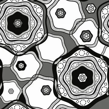 Nahtlosmuster seamless pattern, rasterized vector graphic Copyright: xZoon... Foto stock