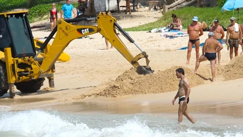 Nai Harn beach in Phuket Video stock 123078552