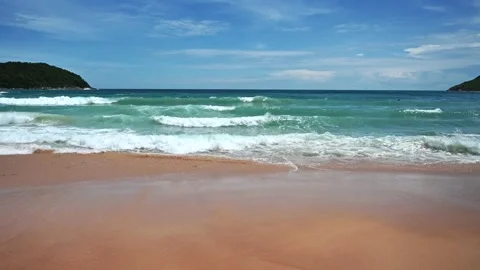 Nai Harn Surf Stock Footage 203805000