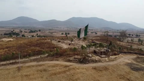 Naija flag Video stock 171426907