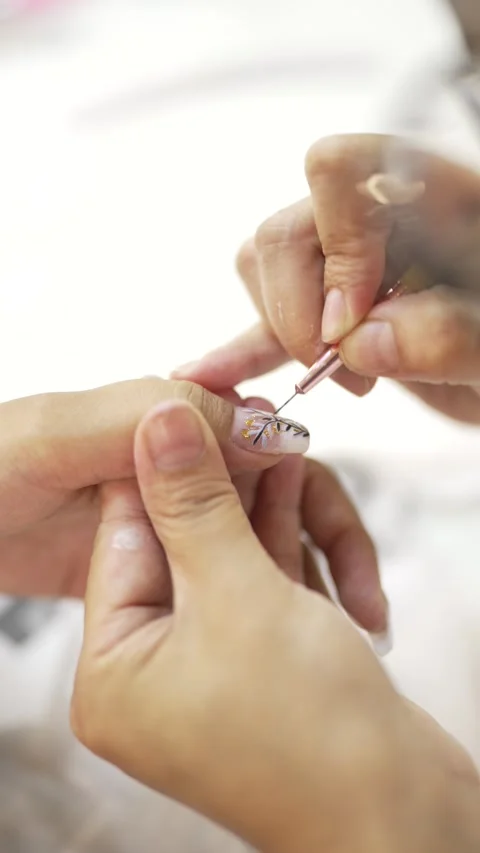 Nail Art Designs, Creative Nails Stock Footage 312992389