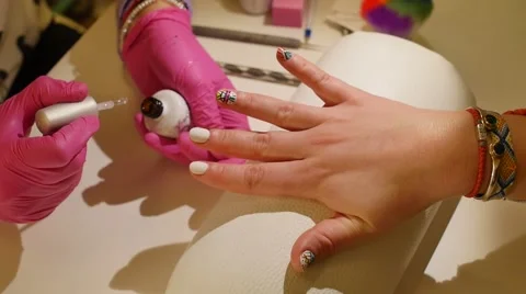 Nail Art 스톡 동영상 58131566
