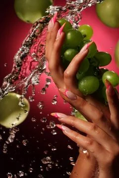 Nail Art Manicure Stock Photos