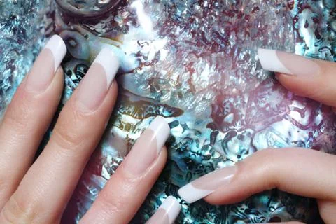 Nail Art Manicure Foto stock