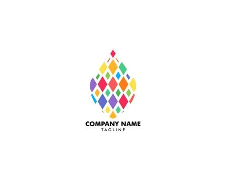 Nail Art Studio Logo Design Template Stock Illustration