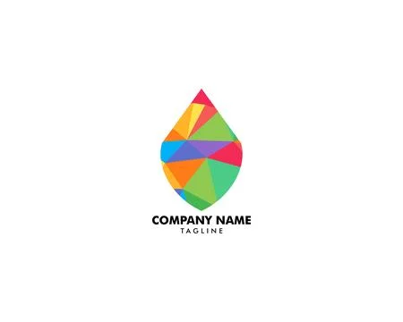 Nail Art Studio Logo Design Template Stock Illustration