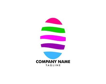 Nail Art Studio Logo Template Design Stock Illustration