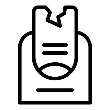 Nail breakage icon outline vector. Fingernails restoration Stock Illustration