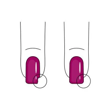 Nail care. Manicure. Vector Illustrazione stock