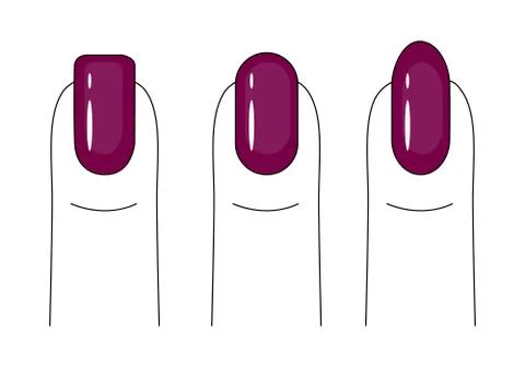 Nail care. Manicure. Vector Illustrazione stock