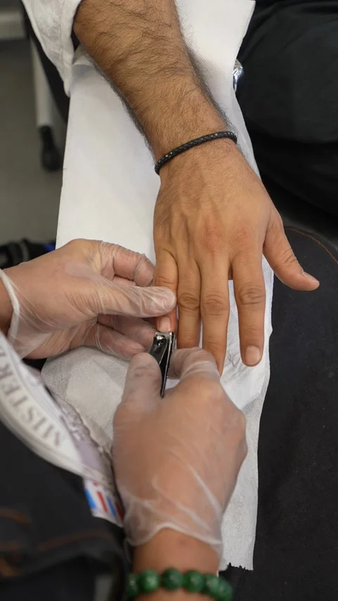 Nail Care in Salon Stock Footage 314900102